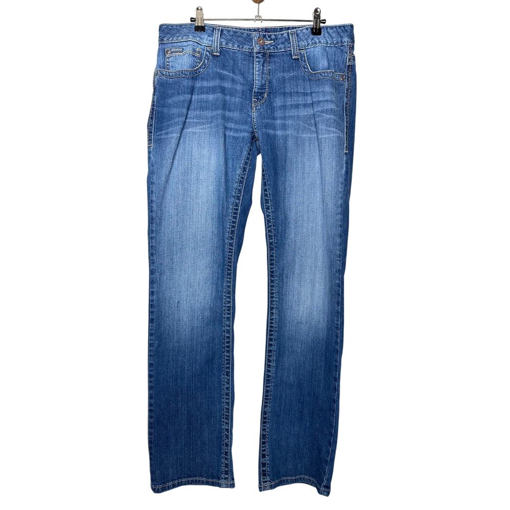 Cinch Ada Relaxed Fit Bootcut Jeans Medium Blue Wash Denim Size 31/11 Long